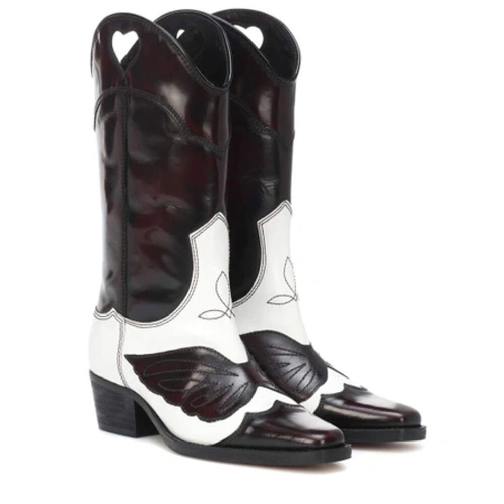 Ganni High Texas Western Boot
